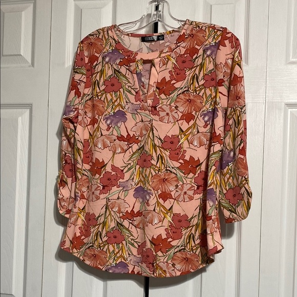 cure Tops - Cure floral blouse top shirt size LARGE